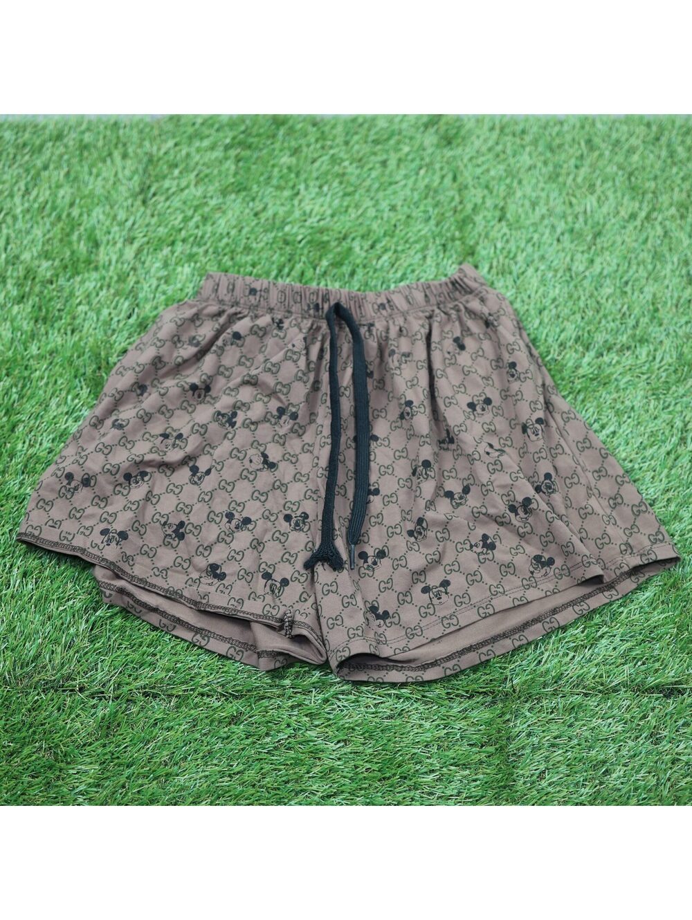 Monogram Print Shorts